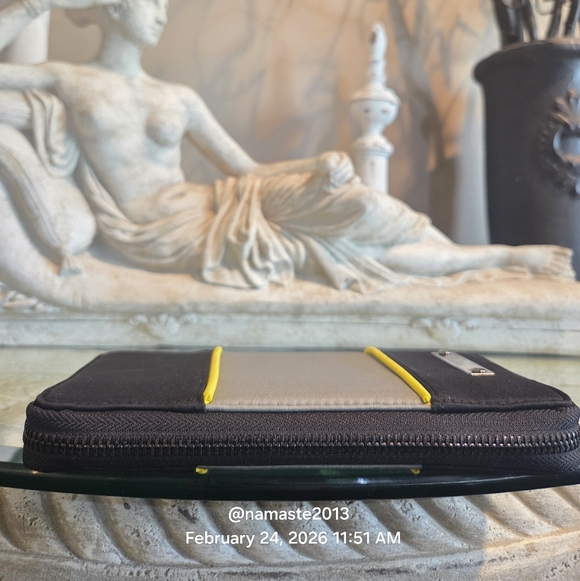 L.A.M.B. Gwen Stefani Zip Around Wallet Leather Designer Celebrity #187 - Picture 5 of 14